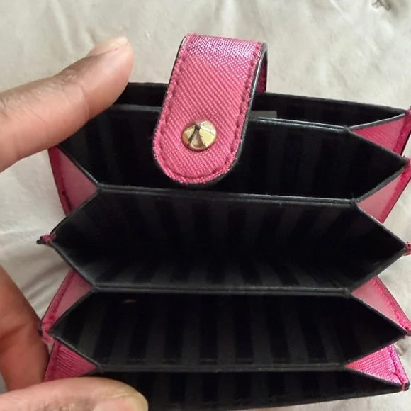 Victoria's Secret Glittery Pink Card Holder - Picture 4 of 6
